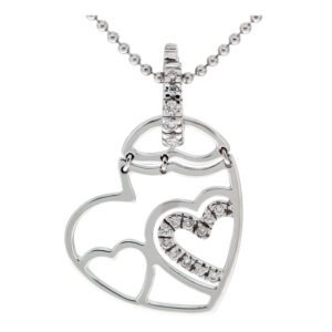HEART WITHIN A HEART NECKLACE